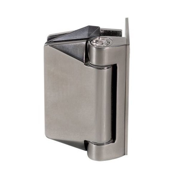 Cr Laurence Brushed Stainless Wall Mount Polaris 125 Series Soft Close Gate Hinge P0L037125BS